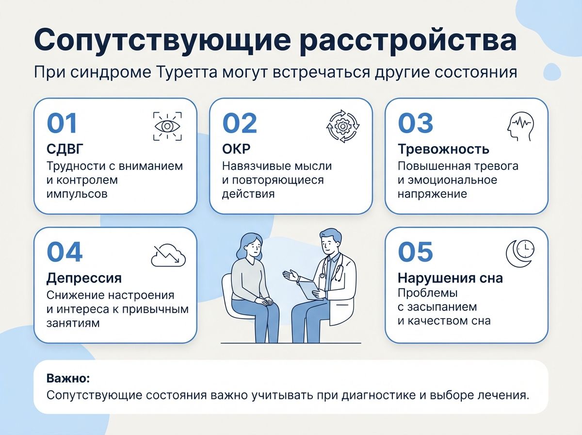 Лечение синдрома Туретта в Белогорске инфографика